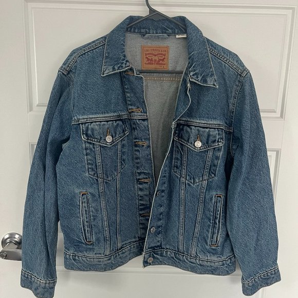 Levi's Denim Trucker Jacket L - Picture 1 of 3